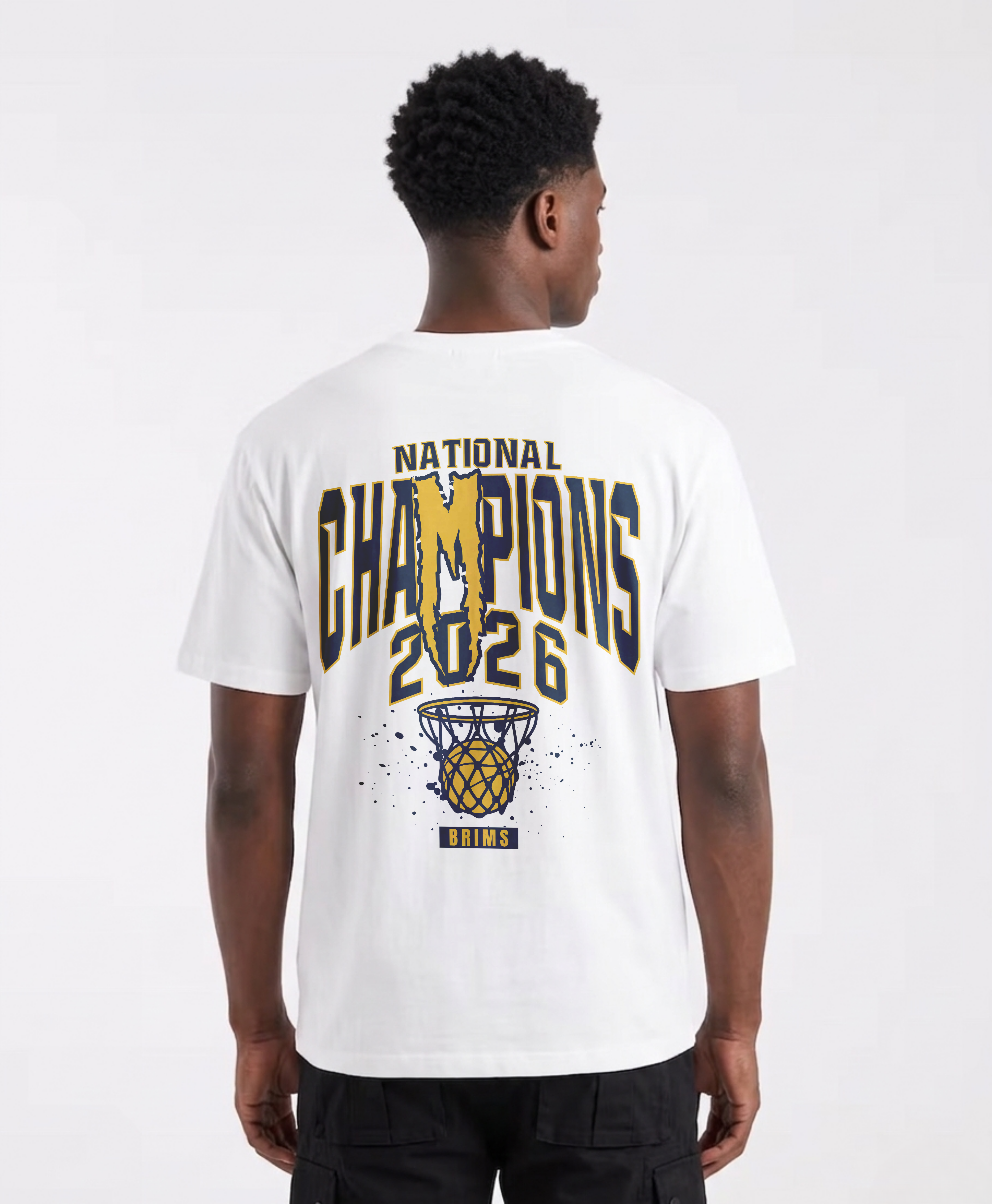 AA Big M Tee - White