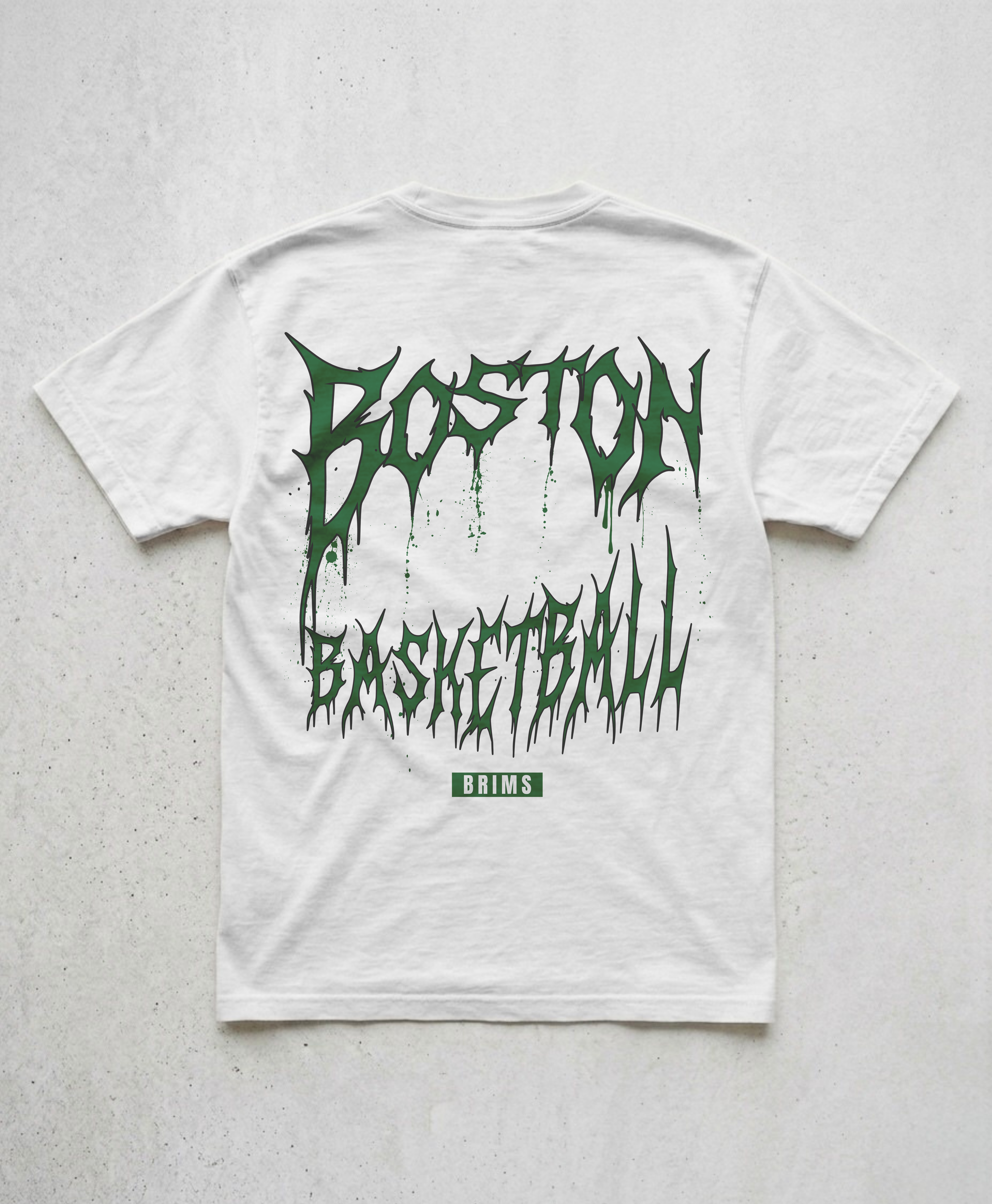 BOSTON BLOOD TEE - WHITE