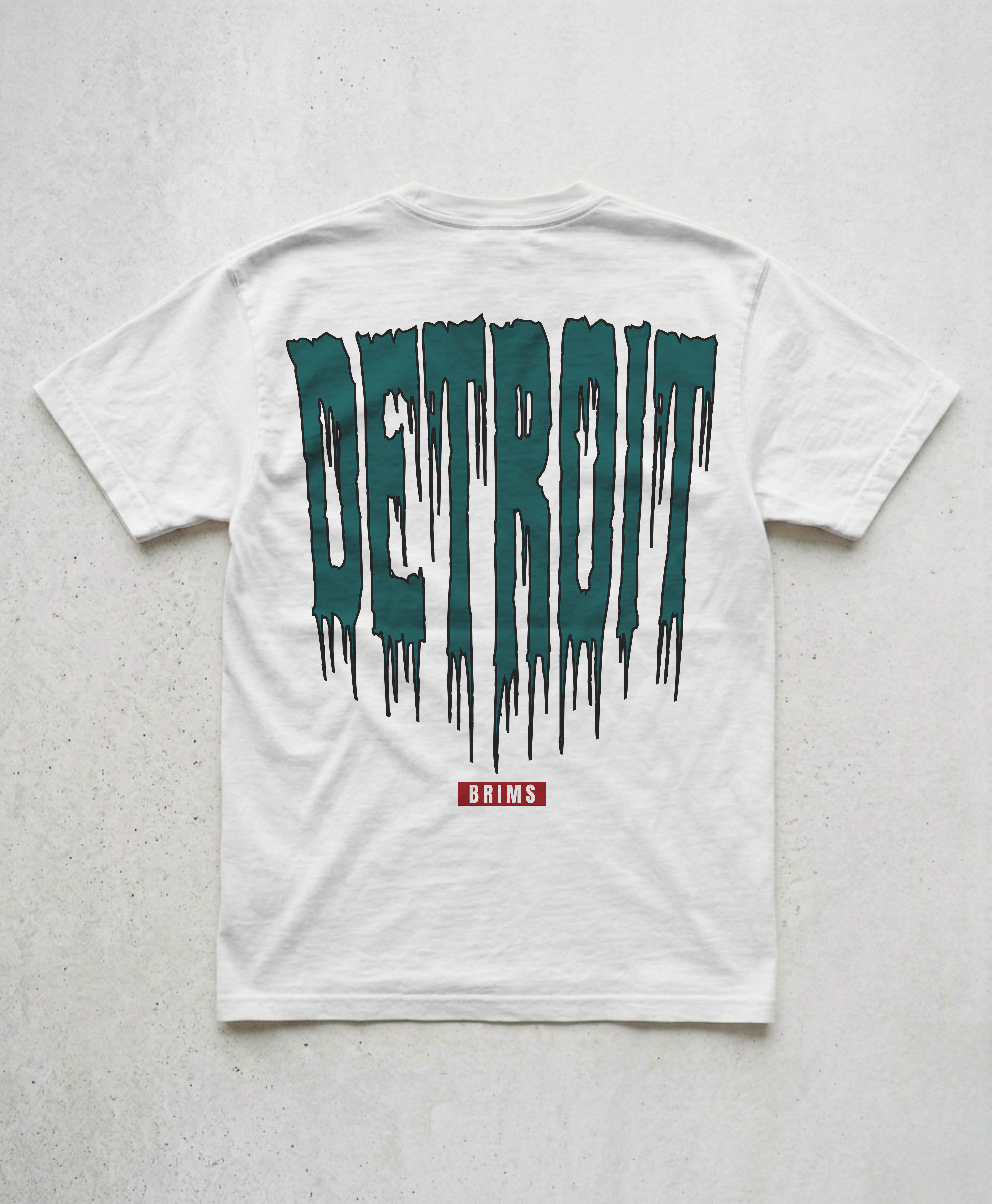 Detroit DRIP Tee - White