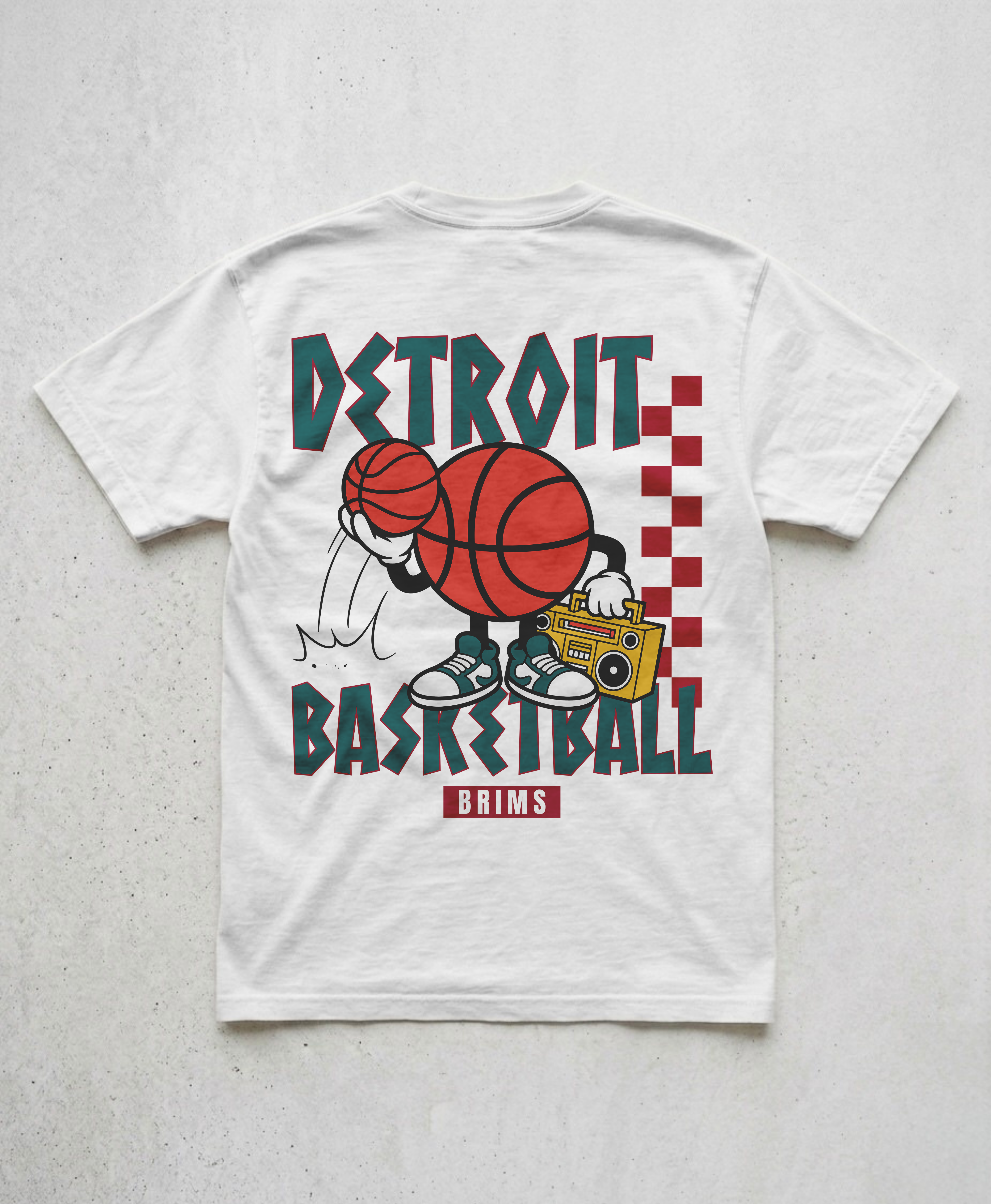 DETROIT RETRO TEE - WHITE