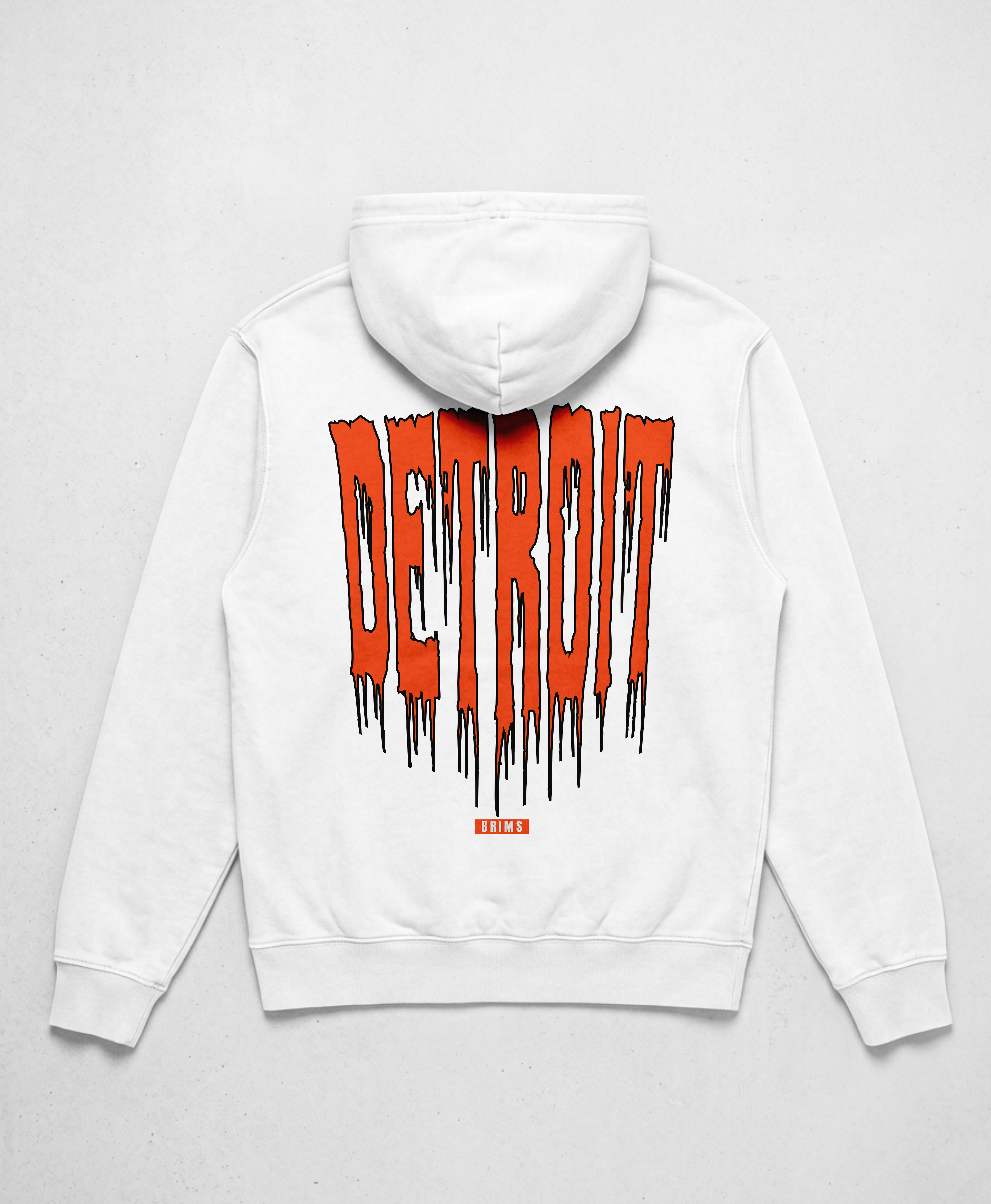 Detroit Drip Hoodie - White