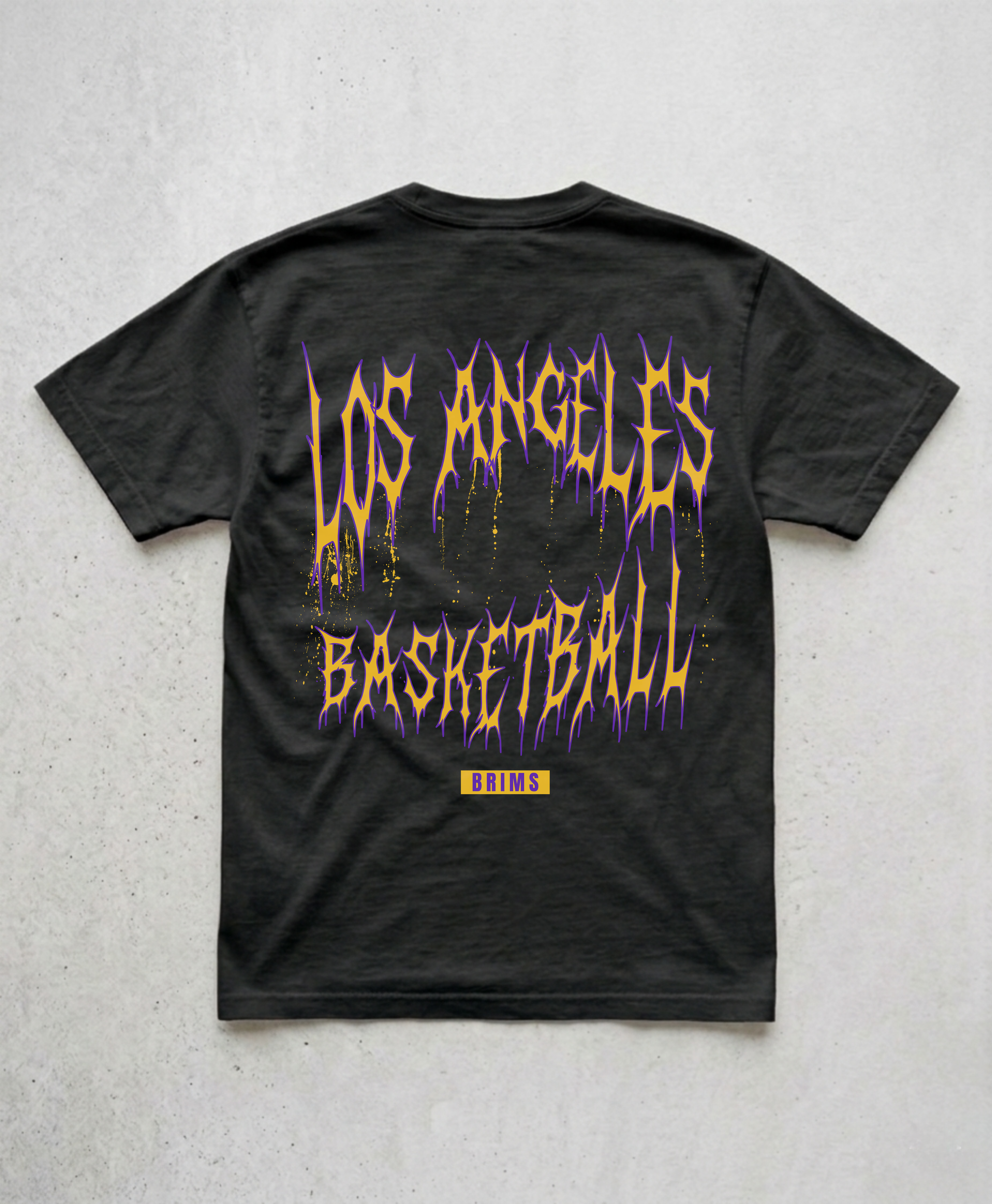 LOS ANGELES BLOOD TEE - BLACK