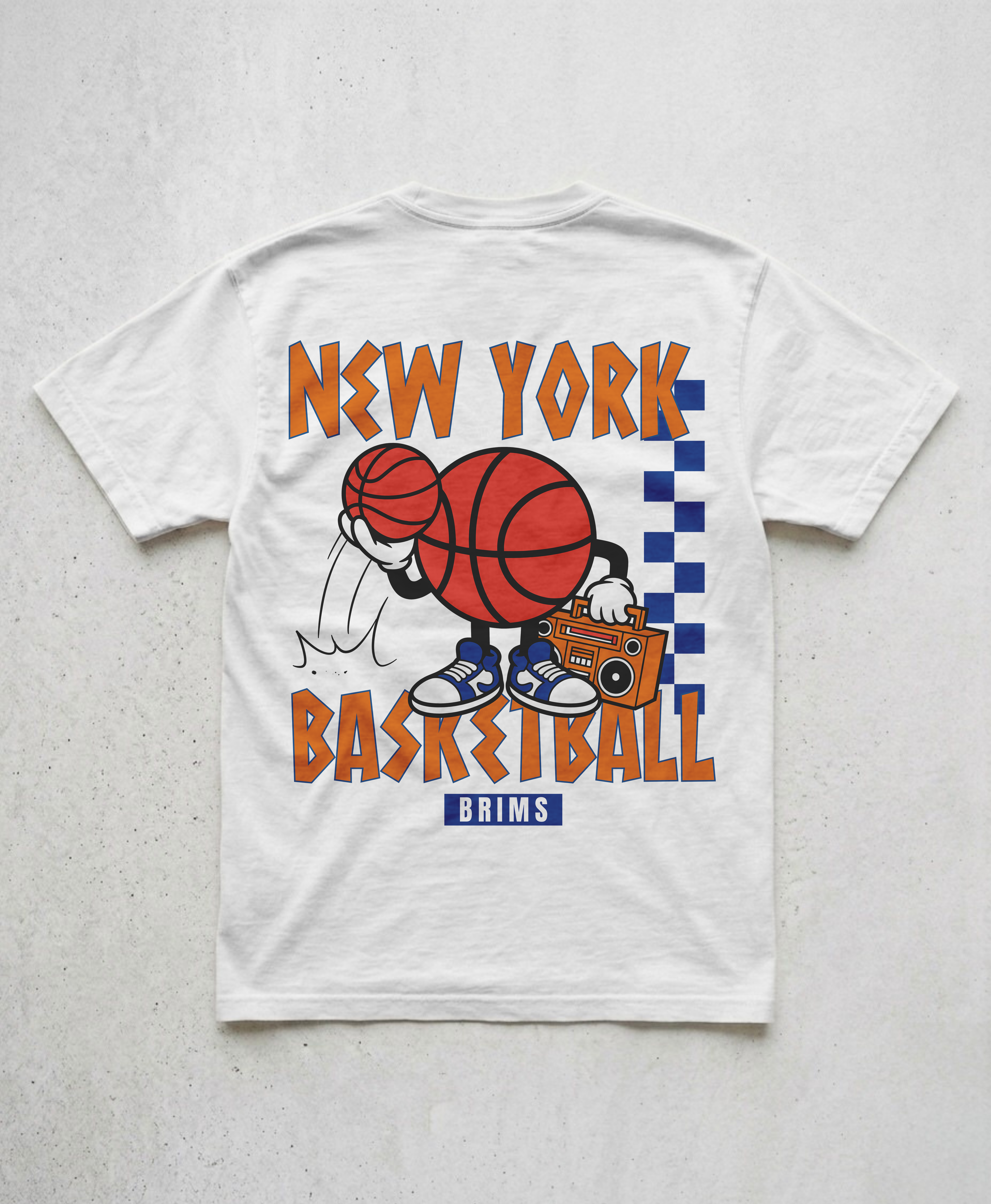 NEW YORK RETRO TEE - WHITE
