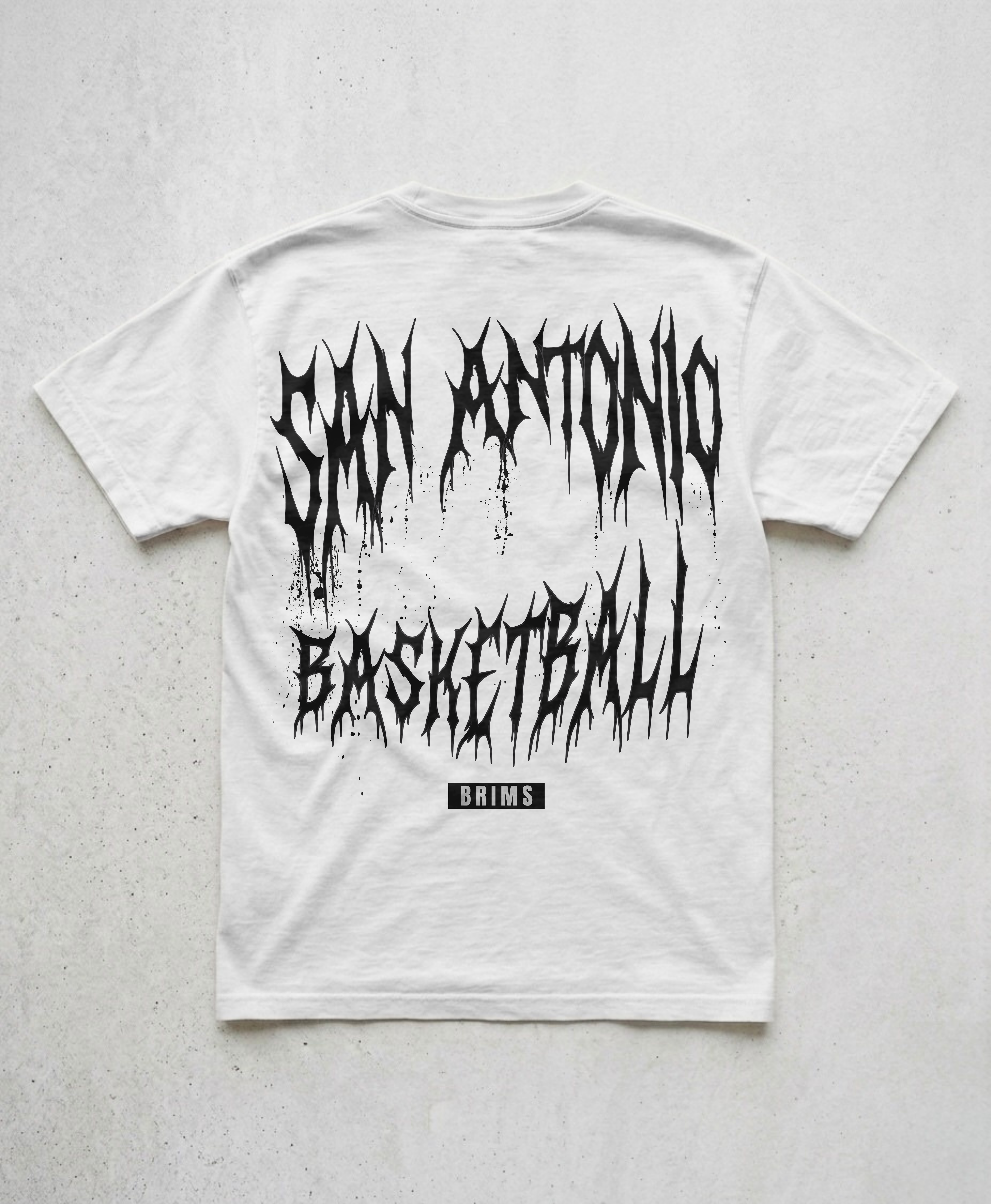 SAN ANTONIO BLOOD TEE - WHITE