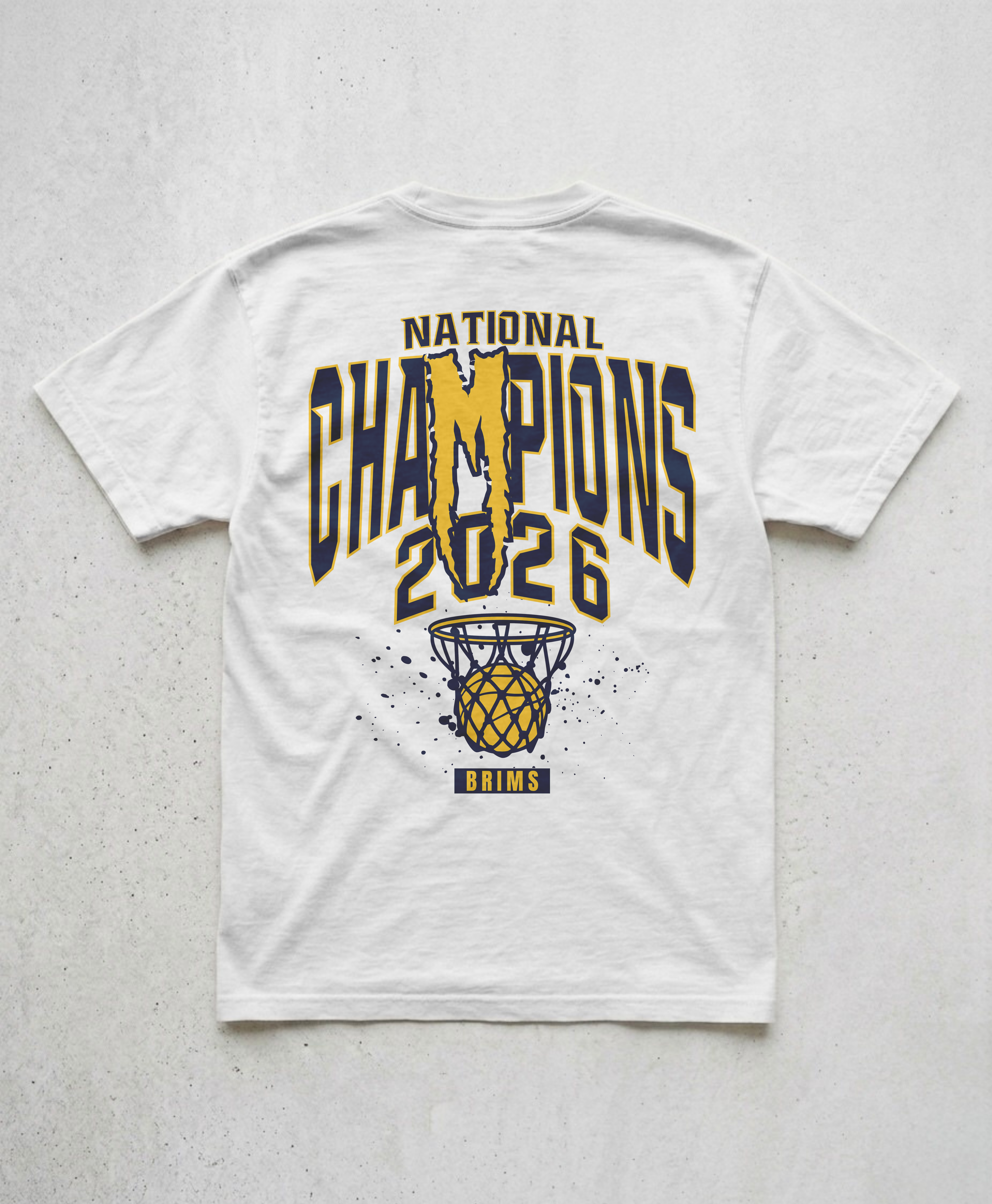 AA Big M Tee - White