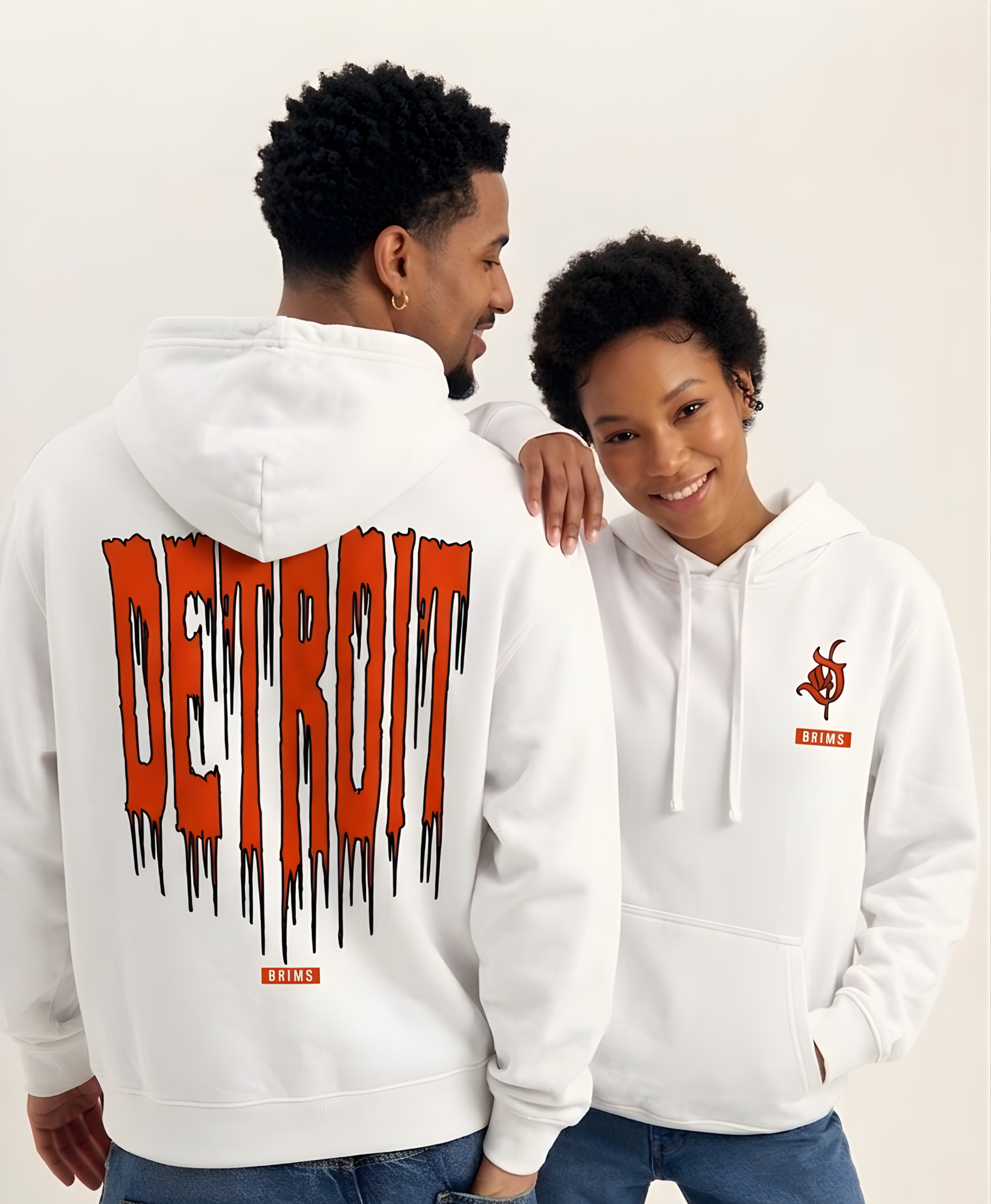 Detroit Drip Hoodie - White