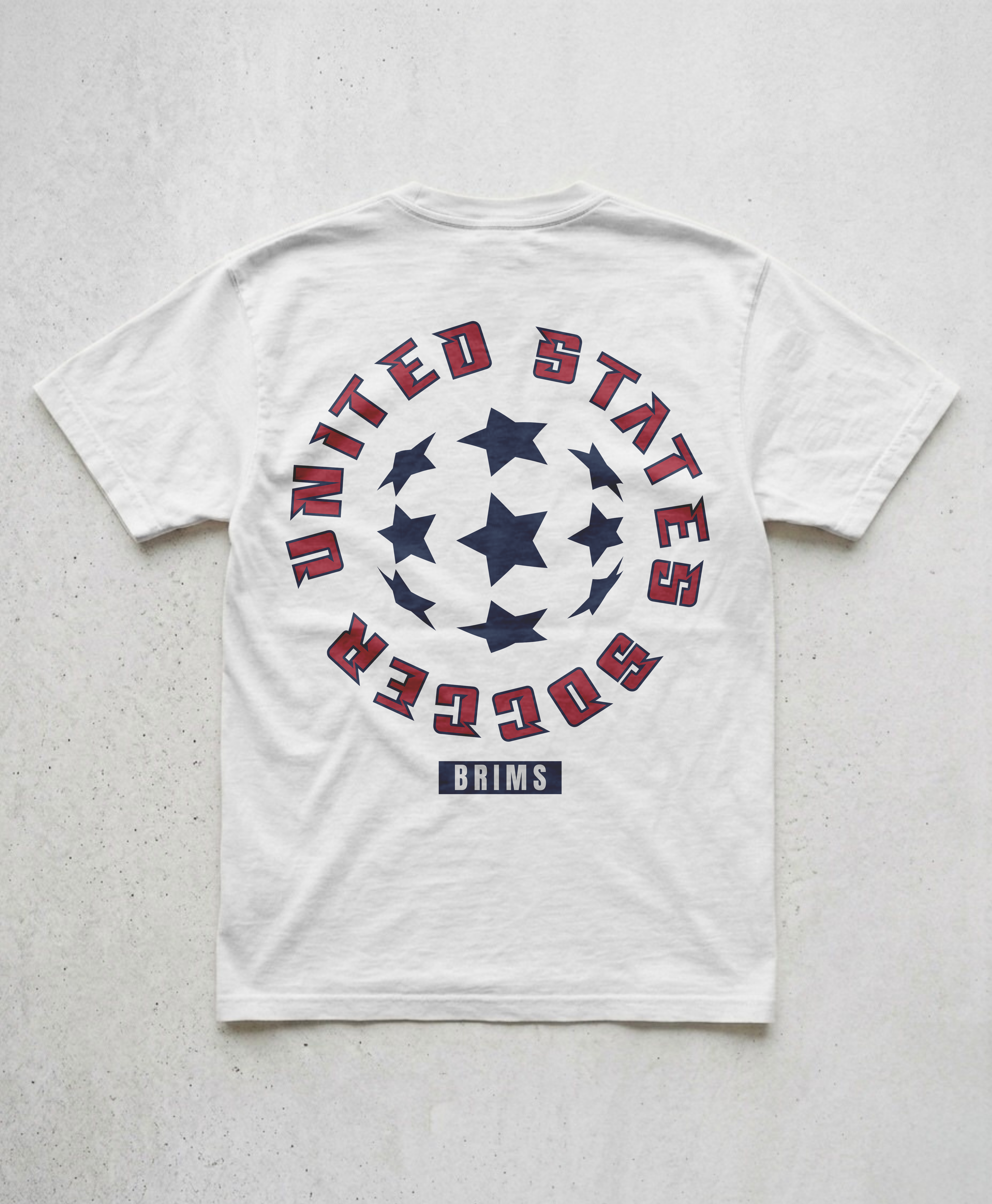 USA STARS TEE - WHITE